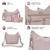 imageBaggallini Modern Everywhere Crossbody Women 11x9x45 RFID Hobo BagBlush Shimmer