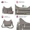 imageBaggallini Modern Everywhere Crossbody Women 11x9x45 RFID Hobo BagSterling Shimmer