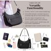 imageBaggallini Modern Pocket Half Moon 11quotx105quot Shoulder Women WReplaceable Straps Converts to Crossbody BagBlack