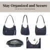 imageBaggallini Modern Pocket Half Moon 11quotx105quot Shoulder Women WReplaceable Straps Converts to Crossbody BagFrench Navy
