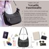 imageBaggallini Modern Pocket Half Moon 11quotx105quot Shoulder Women WReplaceable Straps Converts to Crossbody BagMidnight Blossom Print