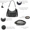 imageBaggallini Modern Pocket Half Moon 11quotx105quot Shoulder Women WReplaceable Straps Converts to Crossbody BagMidnight Blossom Print