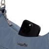 imageBaggallini Modern Pocket Half Moon 11quotx105quot Shoulder Women WReplaceable Straps Converts to Crossbody BagMist