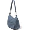 imageBaggallini Modern Pocket Half Moon 11quotx105quot Shoulder Women WReplaceable Straps Converts to Crossbody BagMist
