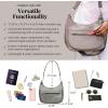 imageBaggallini Modern Pocket Half Moon 11quotx105quot Shoulder Women WReplaceable Straps Converts to Crossbody BagSterling Shimmer