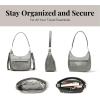 imageBaggallini Modern Pocket Half Moon 11quotx105quot Shoulder Women WReplaceable Straps Converts to Crossbody BagSterling Shimmer