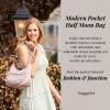 imageBaggallini Modern Pocket Half Moon 11quotx105quot Shoulder Women WReplaceable Straps Converts to Crossbody BagTerracotta