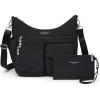 imageBaggallini Modern Everywhere Crossbody Women 11x9x45 RFID Hobo BagBlack