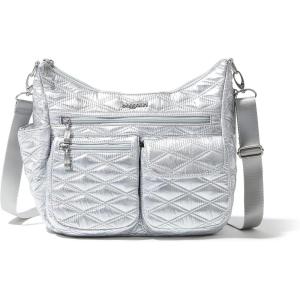 imageBaggallini Modern Everywhere BagSilver Metallic Quilt