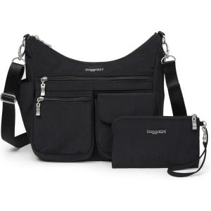 imageBaggallini Modern Everywhere Crossbody Women 11x9x45 RFID Hobo BagBlack