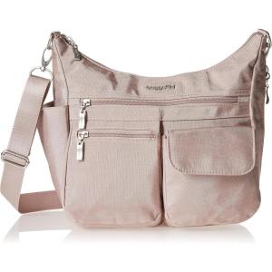imageBaggallini Modern Everywhere Crossbody Women 11x9x45 RFID Hobo BagBlush Shimmer