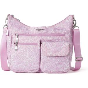 imageBaggallini Modern Everywhere Crossbody Women 11x9x45 RFID Hobo BagPink Blossom