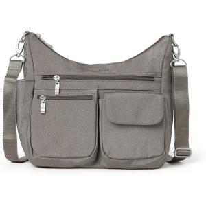 imageBaggallini Modern Everywhere Crossbody Women 11x9x45 RFID Hobo BagSterling Shimmer