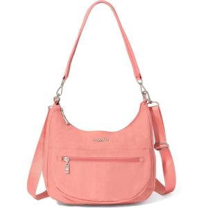 imageBaggallini Modern Pocket Half Moon 11quotx105quot Shoulder Women WReplaceable Straps Converts to Crossbody BagTerracotta