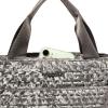 imageBaggallini Mini Carryall ToteGrey Emboss Velvet