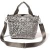 imageBaggallini Mini Carryall ToteGrey Emboss Velvet