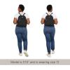 imageBaggallini Securtex Antitheft Vacation Travel Backpack 10x13 SlashResistant Nylon Daypack wRFIDBlack