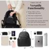 imageBaggallini Securtex Antitheft Vacation Travel Backpack 10x13 SlashResistant Nylon Daypack wRFIDBlack Cheetah