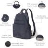 imageBaggallini Securtex Antitheft Vacation Travel Backpack 10x13 SlashResistant Nylon Daypack wRFIDFrench Navy