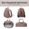 imageBaggallini Securtex Antitheft Vacation Travel Backpack 10x13 SlashResistant Nylon Daypack wRFIDPortobello