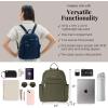 imageBaggallini Securtex Antitheft Vacation Travel Backpack 10x13 SlashResistant Nylon Daypack wRFIDThyme