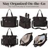 imageBaggallini Trifecta Convertible Backpack Crossbody Tote Bag11x12 Lightweight Travel Bag WRFID Phone WristletBlack