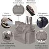 imageBaggallini Trifecta Convertible Backpack Crossbody Tote Bag11x12 Lightweight Travel Bag WRFID Phone WristletSterling Shimmer