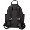imageBaggallini womens New Classic Heritage With Rfid Phone Wristlet All Day Backpack Sterling Shimmer One Size USBlack