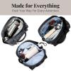 imageBaggallini womens New Classic Heritage With Rfid Phone Wristlet All Day Backpack Sterling Shimmer One Size USBlack