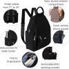imageBaggallini womens New Classic Heritage With Rfid Phone Wristlet All Day Backpack Sterling Shimmer One Size USBlack Cheetah Emboss