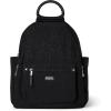 imageBaggallini womens New Classic Heritage With Rfid Phone Wristlet All Day Backpack Sterling Shimmer One Size USBlack Cheetah Emboss