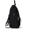 imageBaggallini womens New Classic Heritage With Rfid Phone Wristlet All Day Backpack Sterling Shimmer One Size USBlack Cheetah Emboss