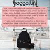imageBaggallini womens New Classic Heritage With Rfid Phone Wristlet All Day Backpack Sterling Shimmer One Size USBlack Cheetah Emboss