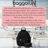 imageBaggallini womens New Classic Heritage With Rfid Phone Wristlet All Day Backpack Sterling Shimmer One Size USBlack Faux Shearling