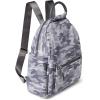 imageBaggallini womens New Classic Heritage With Rfid Phone Wristlet All Day Backpack Sterling Shimmer One Size USGrey Camo Print