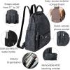 imageBaggallini womens New Classic Heritage With Rfid Phone Wristlet All Day Backpack Sterling Shimmer One Size USMidnight Blossom Print
