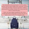 imageBaggallini womens New Classic Heritage With Rfid Phone Wristlet All Day Backpack Sterling Shimmer One Size USNavy