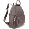 imageBaggallini womens New Classic Heritage With Rfid Phone Wristlet All Day Backpack Sterling Shimmer One Size USSterling Shimmer