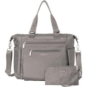 imageBaggallini Trifecta Convertible Backpack Crossbody Tote Bag11x12 Lightweight Travel Bag WRFID Phone WristletSterling Shimmer
