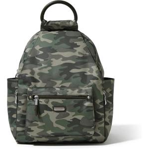 imageBaggallini womens New Classic Heritage With Rfid Phone Wristlet All Day Backpack Sterling Shimmer One Size USOlive Camo