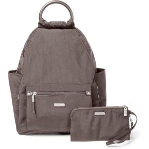 imageBaggallini womens New Classic Heritage With Rfid Phone Wristlet All Day Backpack Sterling Shimmer One Size USSterling Shimmer