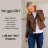 imageBaggallini Securtex AntiTheft Activity Crossbody BagBlack Cheetah