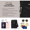 imageBaggallini Securtex AntiTheft Activity Crossbody BagBlack Cheetah