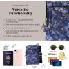 imageBaggallini Securtex AntiTheft Activity Crossbody BagIndigo Petal