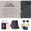 imageBaggallini Securtex AntiTheft Activity Crossbody BagMidnight Blossom Print