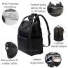 imageBaggallini Soho Backpack  Travel Laptop Backpack for Women  Lightweight WaterResistant Luggage Bag French NavyBlack