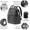 imageBaggallini Soho Backpack  Travel Laptop Backpack for Women  Lightweight WaterResistant Luggage Bag French NavyBlack Cheetah