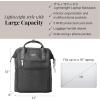imageBaggallini Soho Backpack  Travel Laptop Backpack for Women  Lightweight WaterResistant Luggage Bag French NavyBlack Cheetah