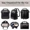 imageBaggallini Soho Backpack  Travel Laptop Backpack for Women  Lightweight WaterResistant Luggage Bag French NavyBlack Croc Jacquard