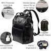 imageBaggallini Soho Backpack  Travel Laptop Backpack for Women  Lightweight WaterResistant Luggage Bag French NavyBlack Croc Jacquard